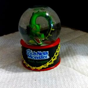 LOCKNESS MONSTER Snow globe bush garden dragon